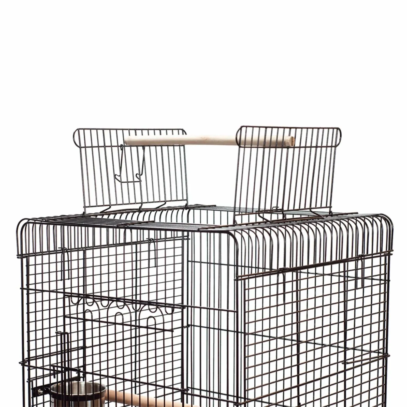 A&E Cage Company Economy Play Top Bird Cage - Black - 20 X 20 X 58 In
