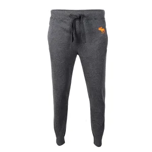 Abercrombie And Fitch Embossed Moose Designed Grey Joggers