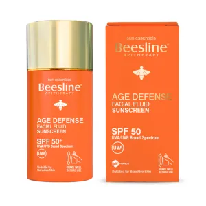 Age Defense Facial Fluid Sunscreen Spf 50 