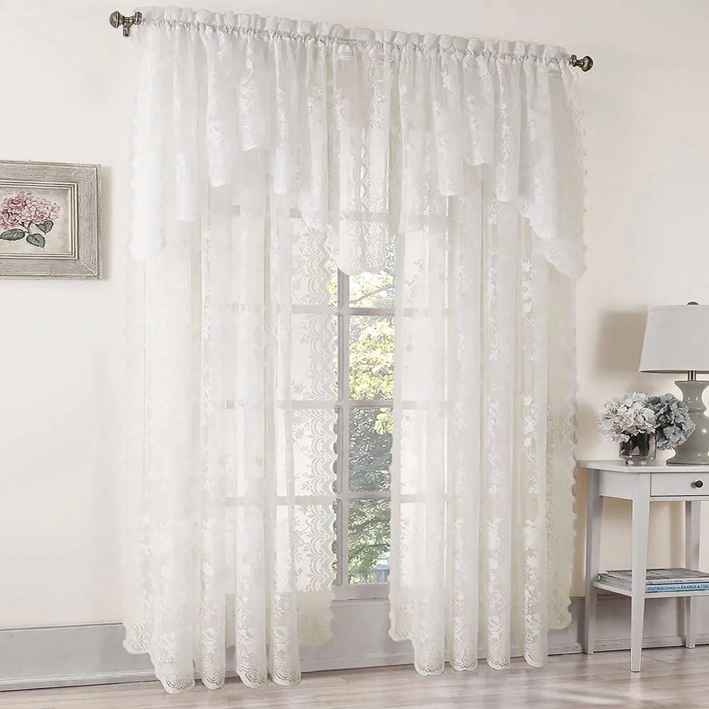 Alison Jacquard Lace Curtain Panel