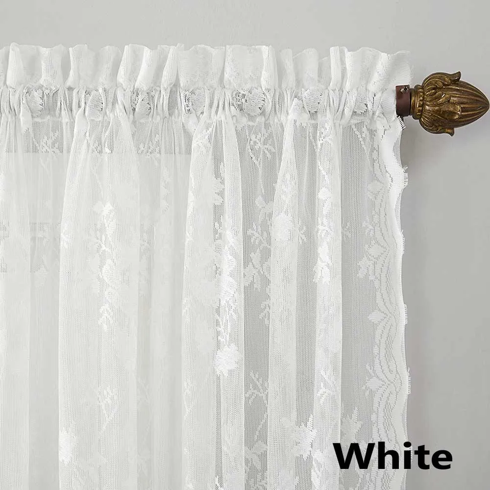 Alison Jacquard Lace Curtain Panel