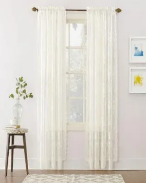 Alison Jacquard Lace Curtain Panel