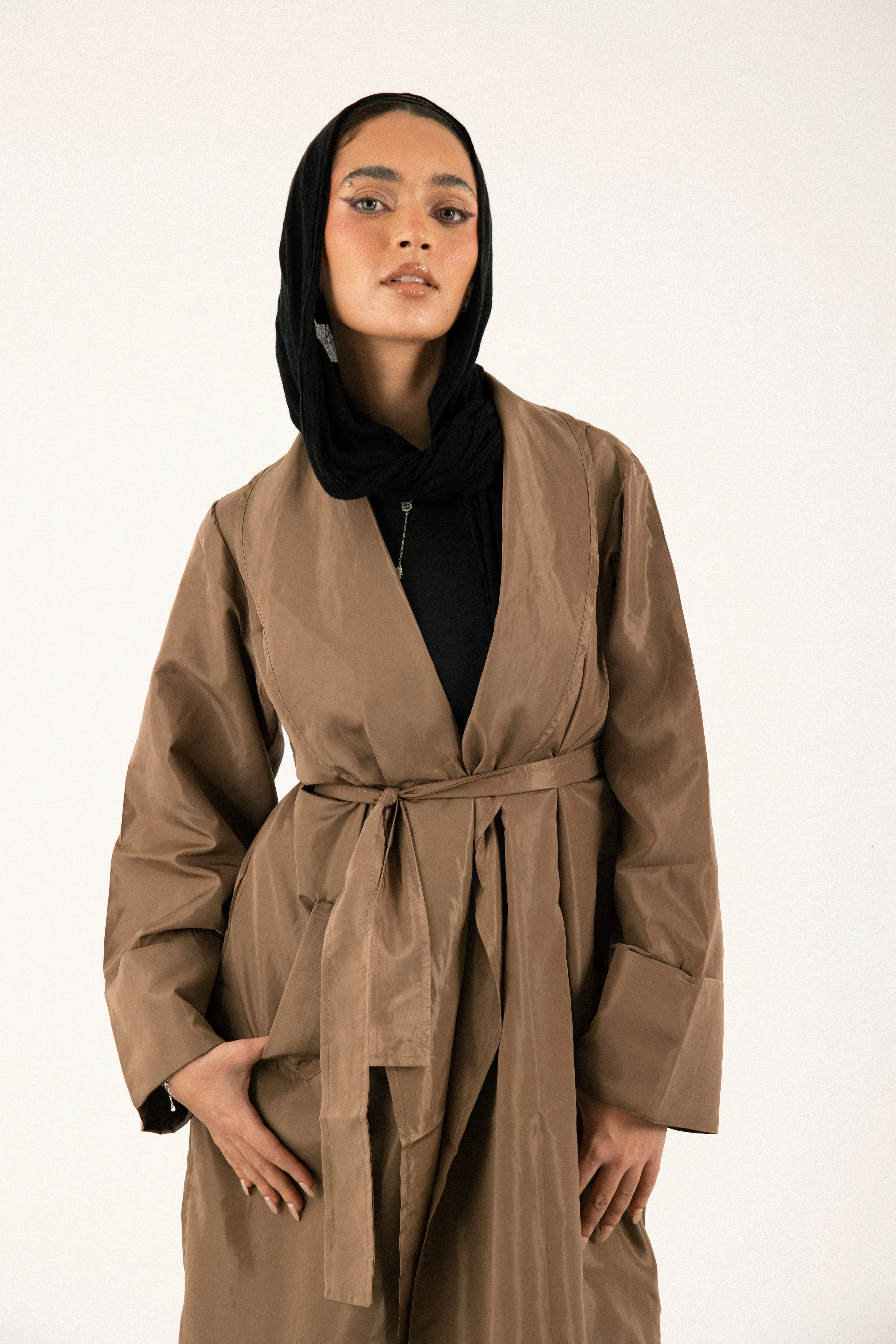 All-Weather Hustle Coat in Cafe