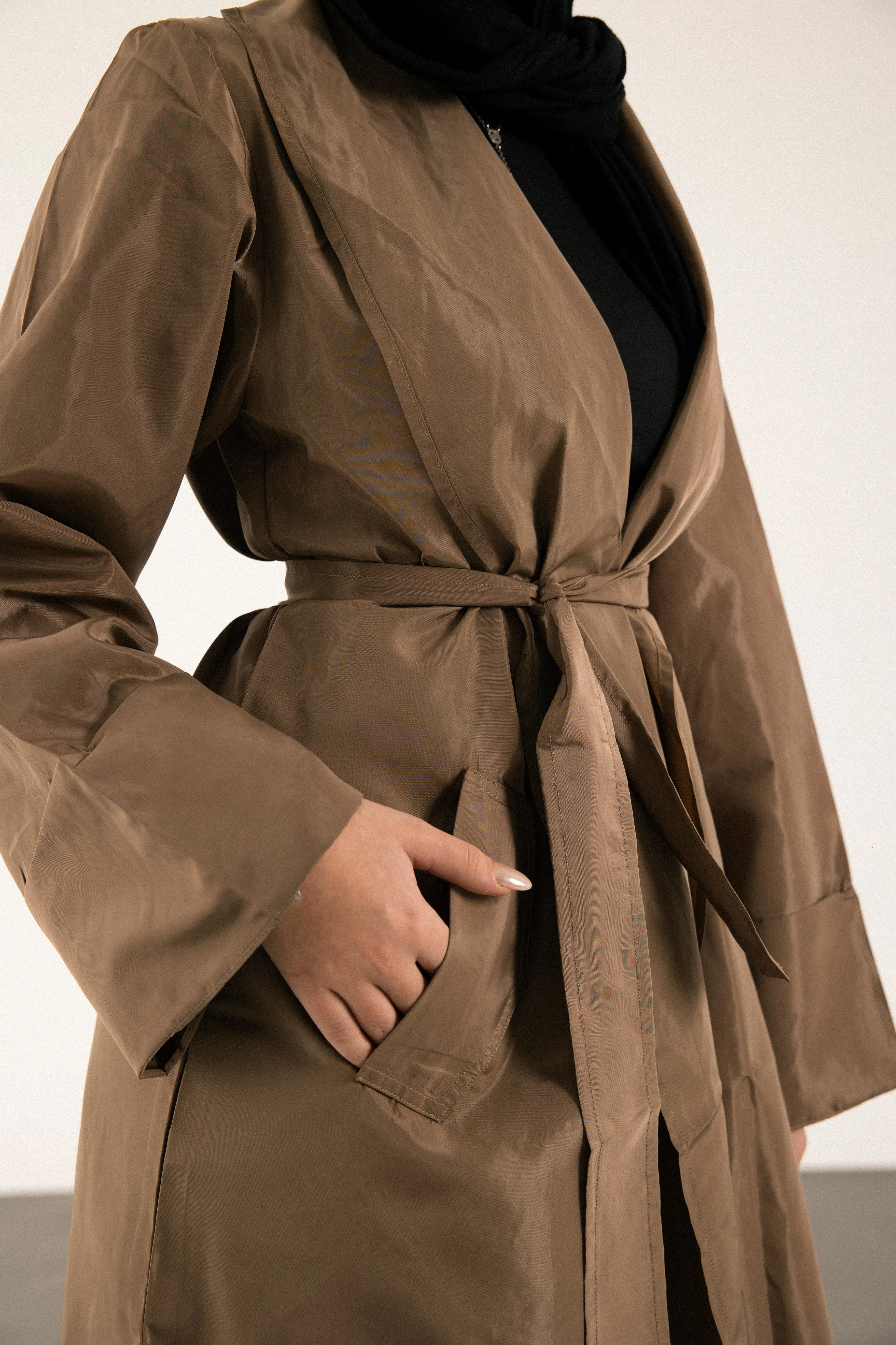 All-Weather Hustle Coat in Cafe