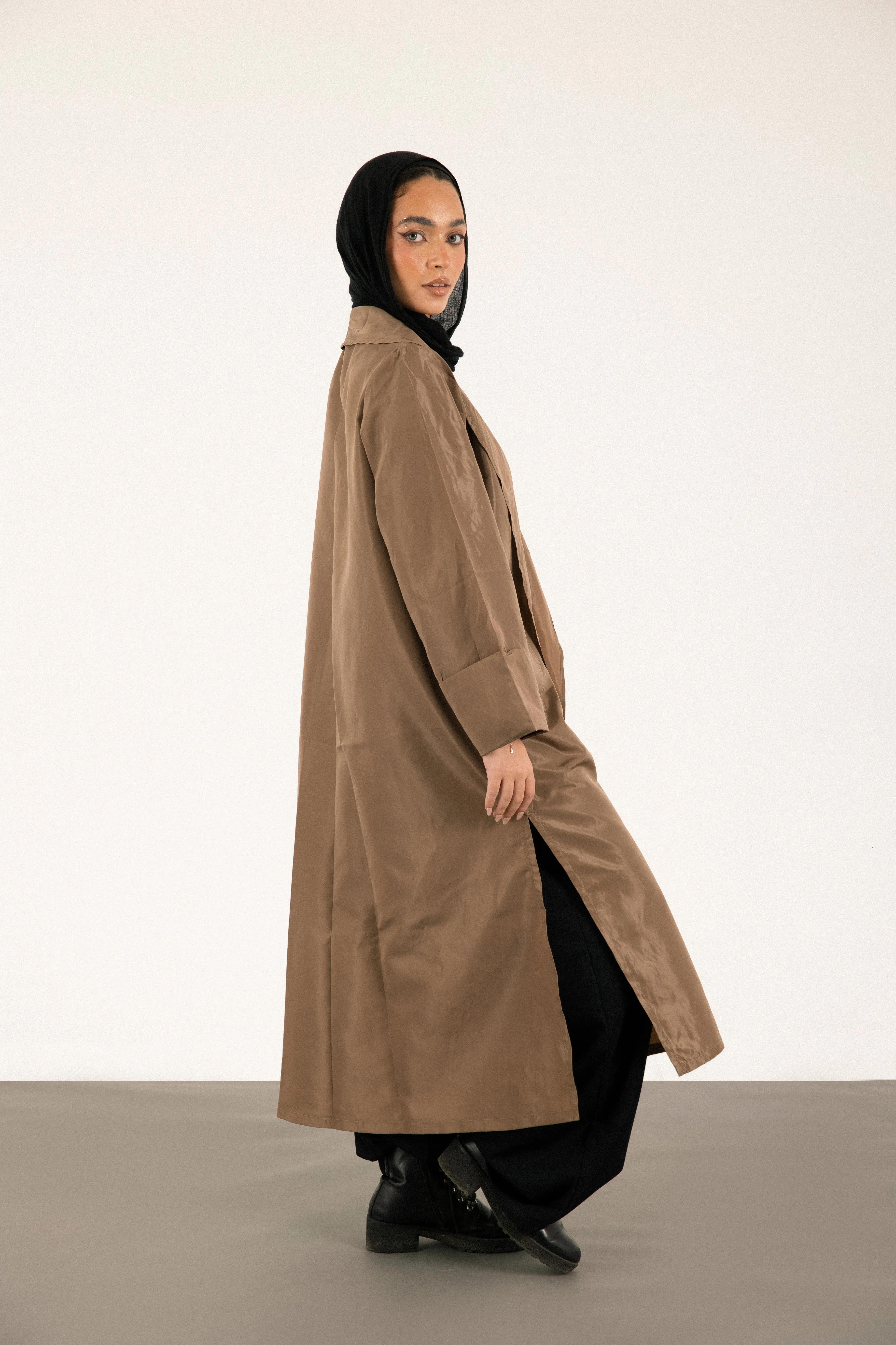 All-Weather Hustle Coat in Cafe