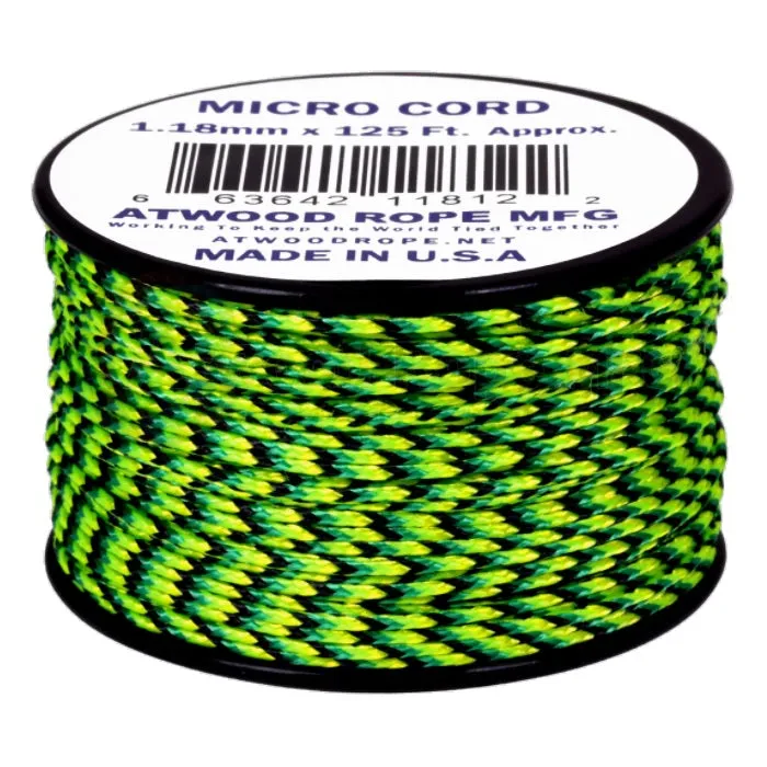 ATWOOD ROPE MFG MICRO CORD (125FT) - GECKO