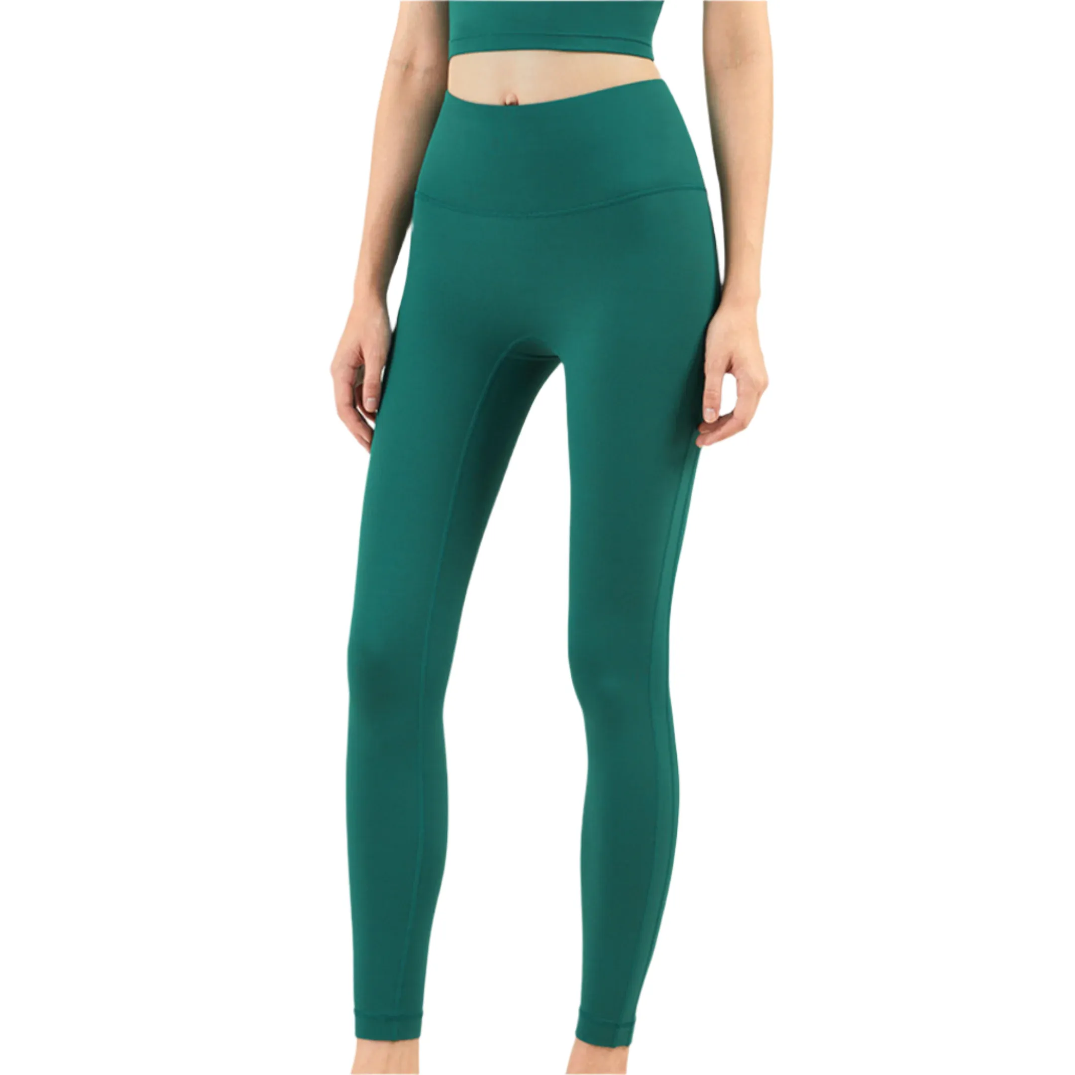BackStitch Sculpted Leggings - Lake Green