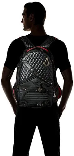 Bioworld Men'S Assassins Creed Laptop Backpack, Black