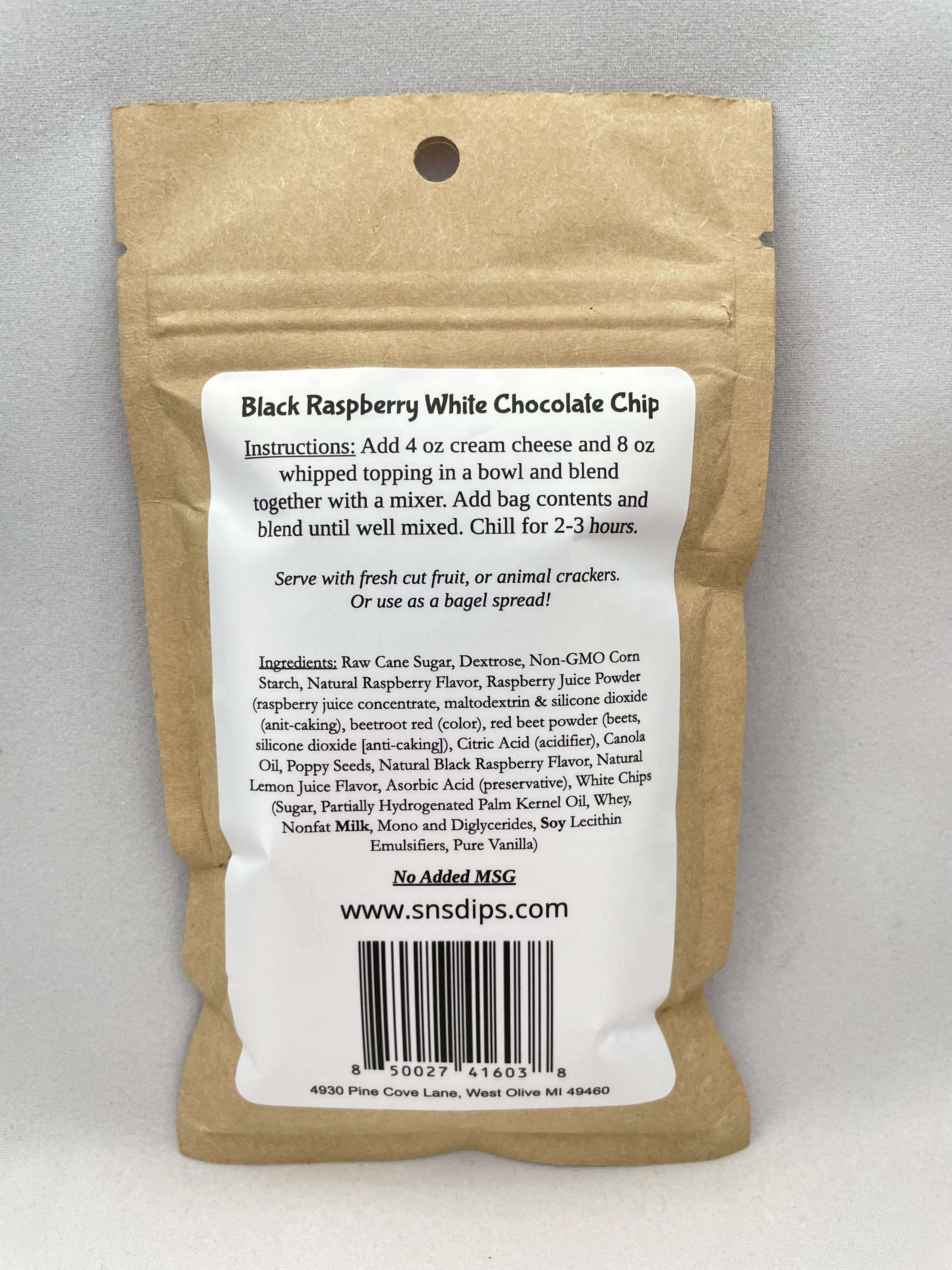 Black Raspberry White Chocolate Chip