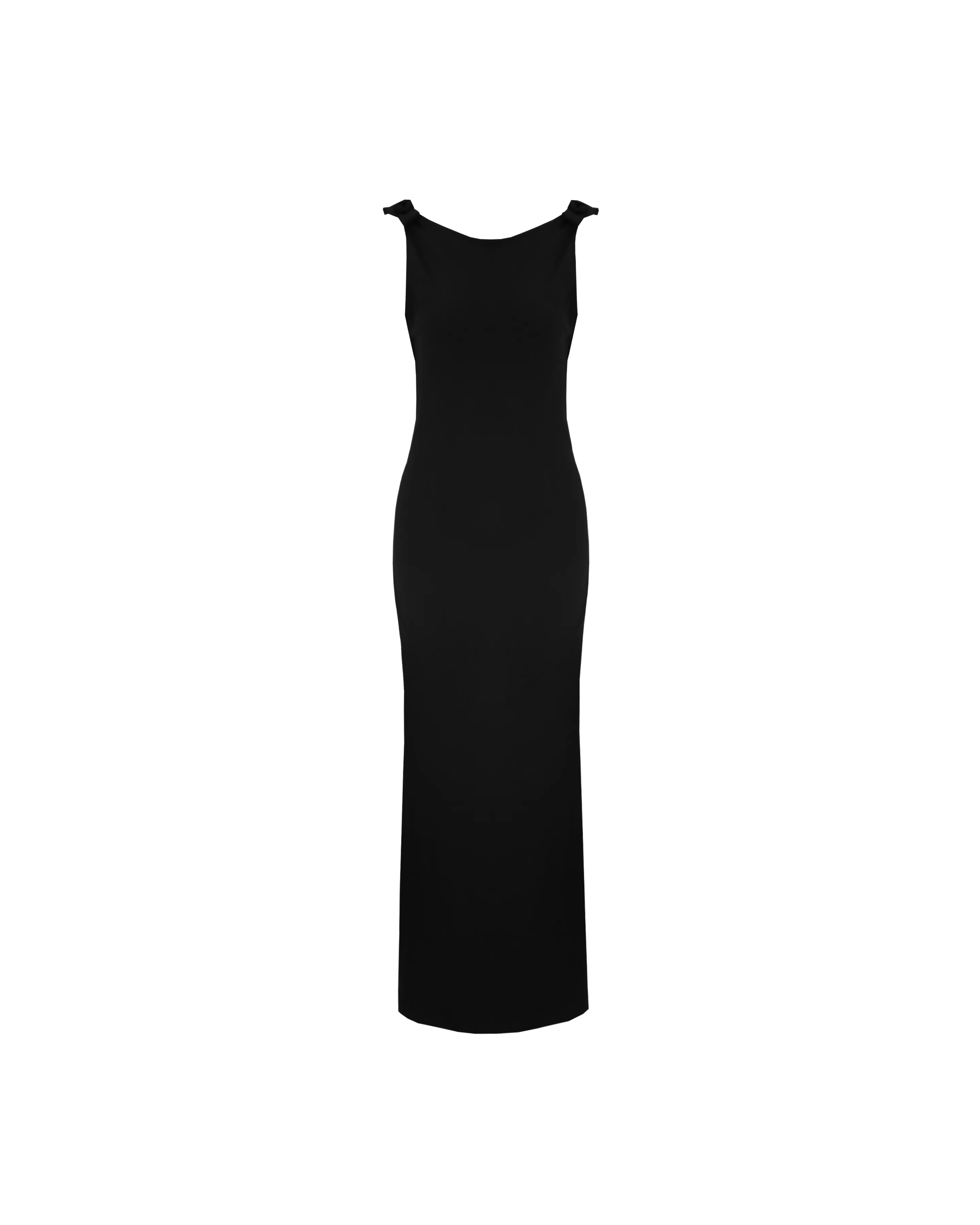 BLACK TIE GOWN BLACK BLACK