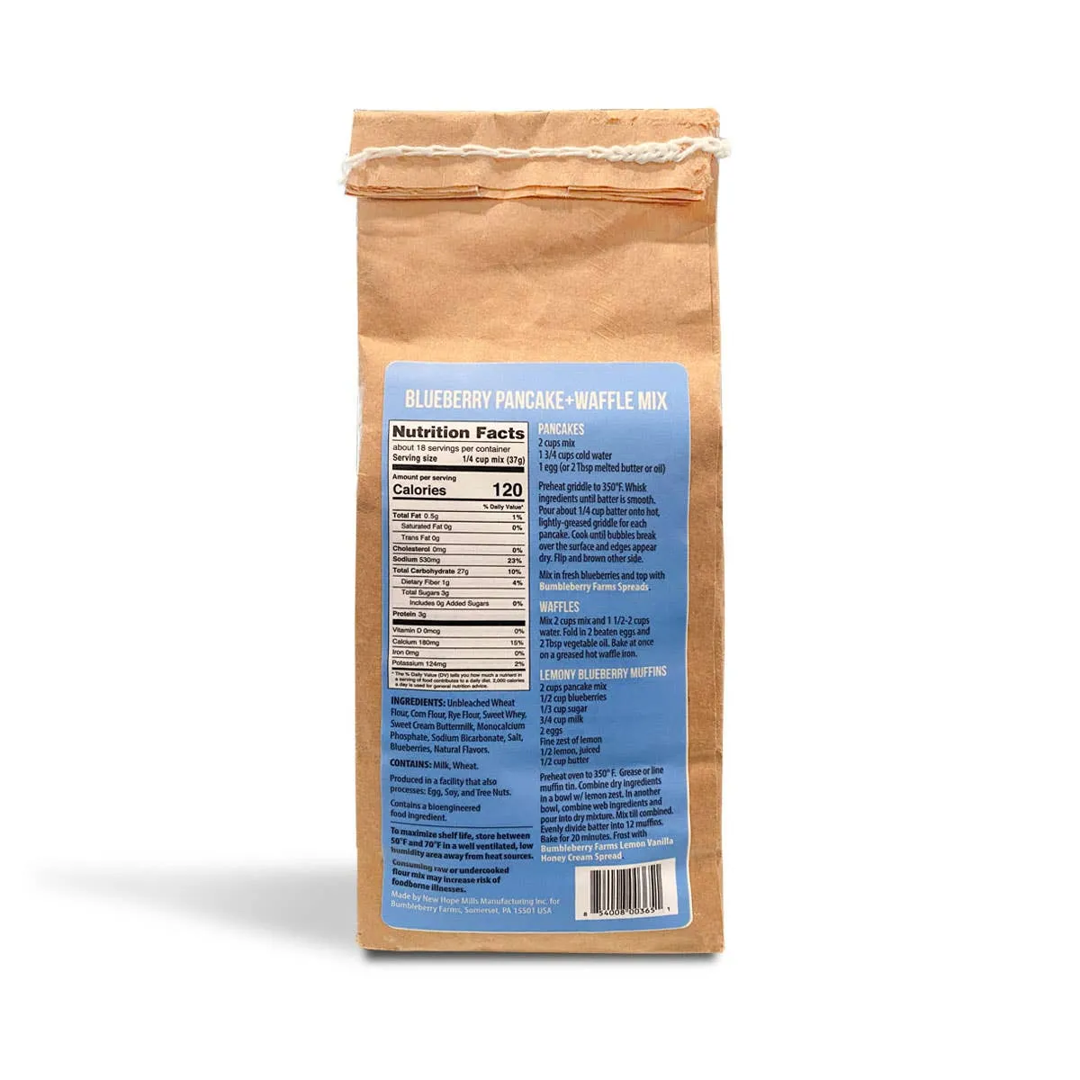 Blueberry Pancake   Waffle Mix
