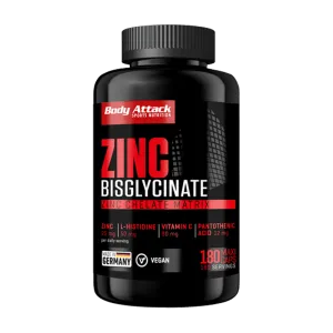 Body Attack - ZINC Bisglycinate 180 caps