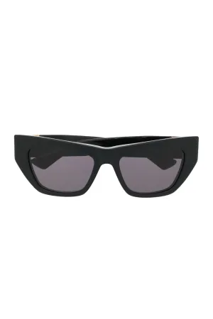 Bottega Veneta Oversized Cat-Eye Sunglasses - Black