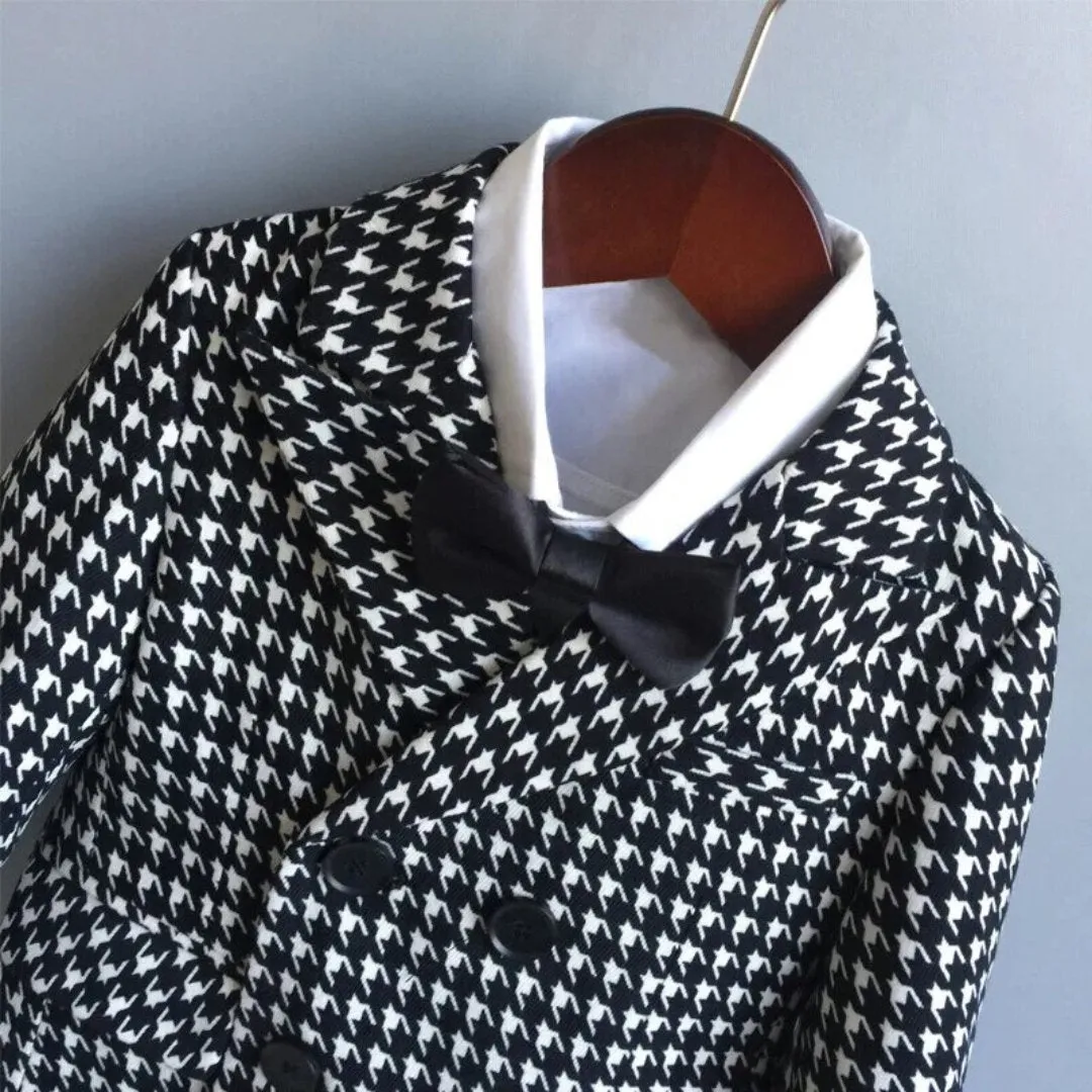 Boys' Houndstooth Formal Suit