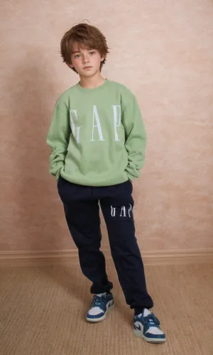 Boys Sweat Set (Light Green)