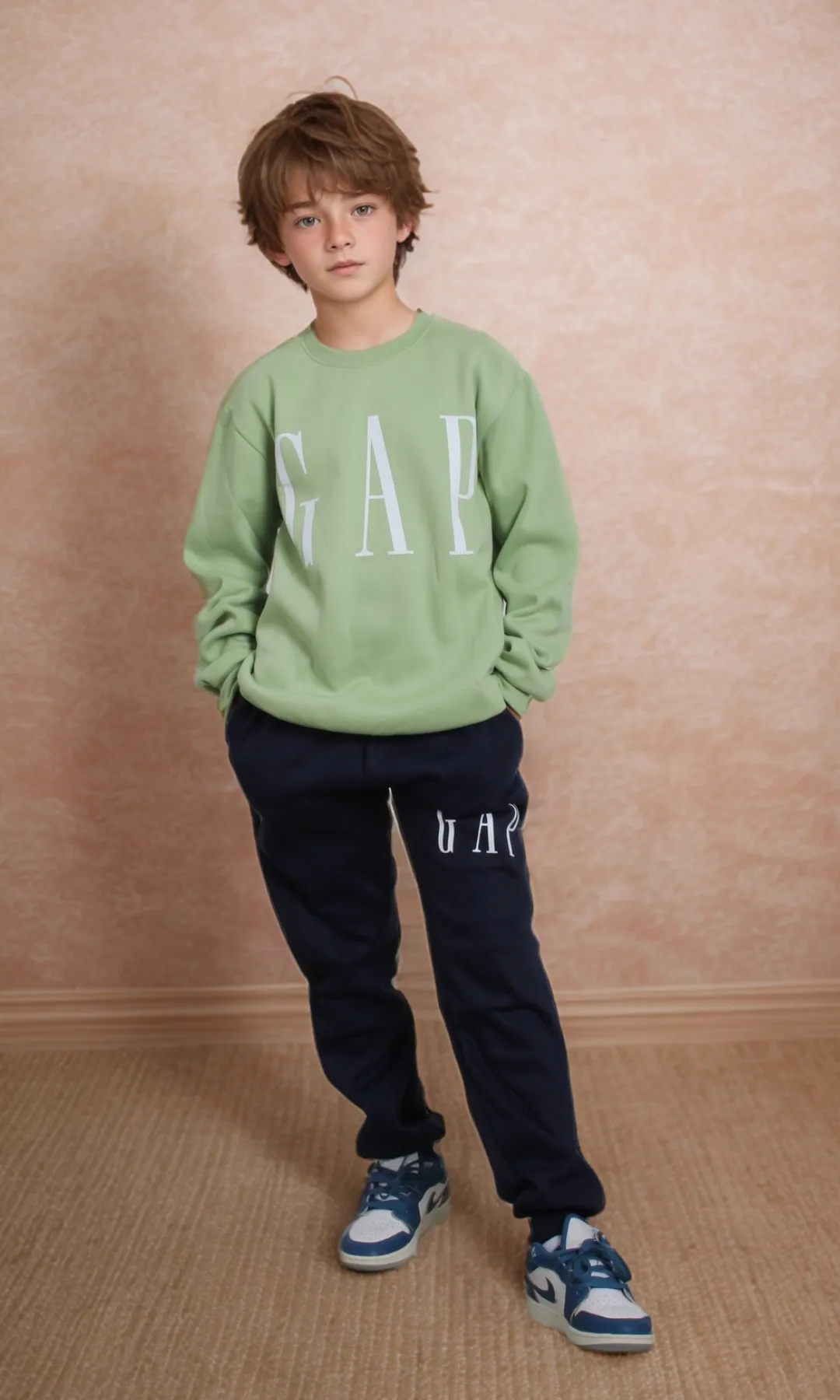 Boys Sweat Set (Light Green)