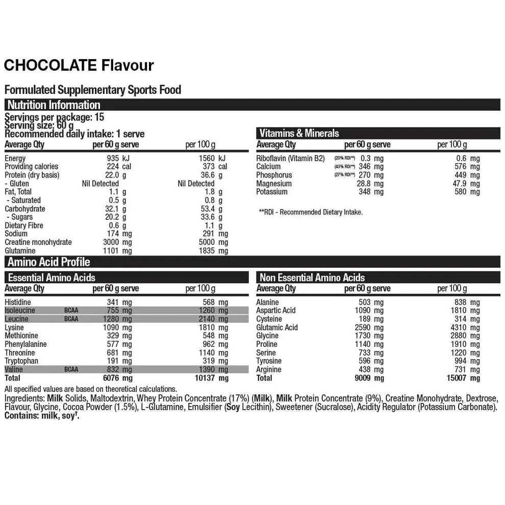 BSC Perform & Recover Protein