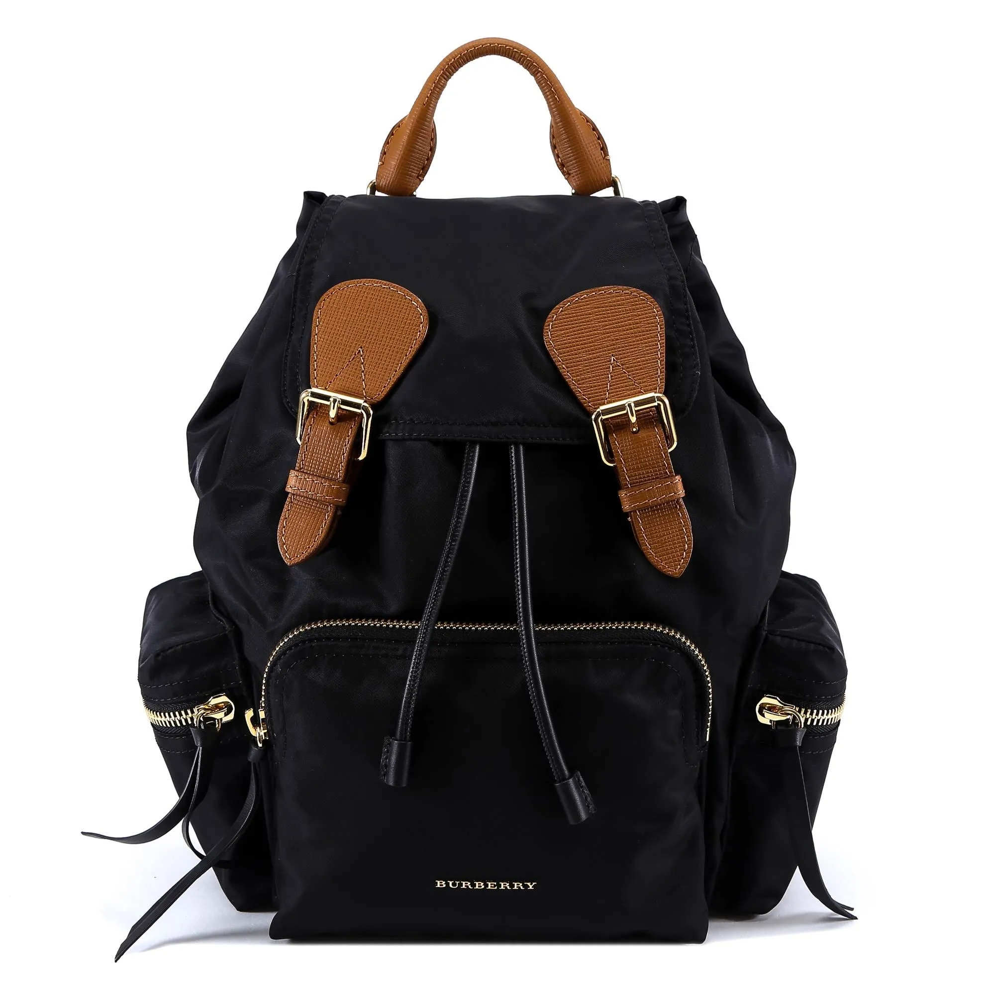 Burberry Logo Zipped Detail Backpack
