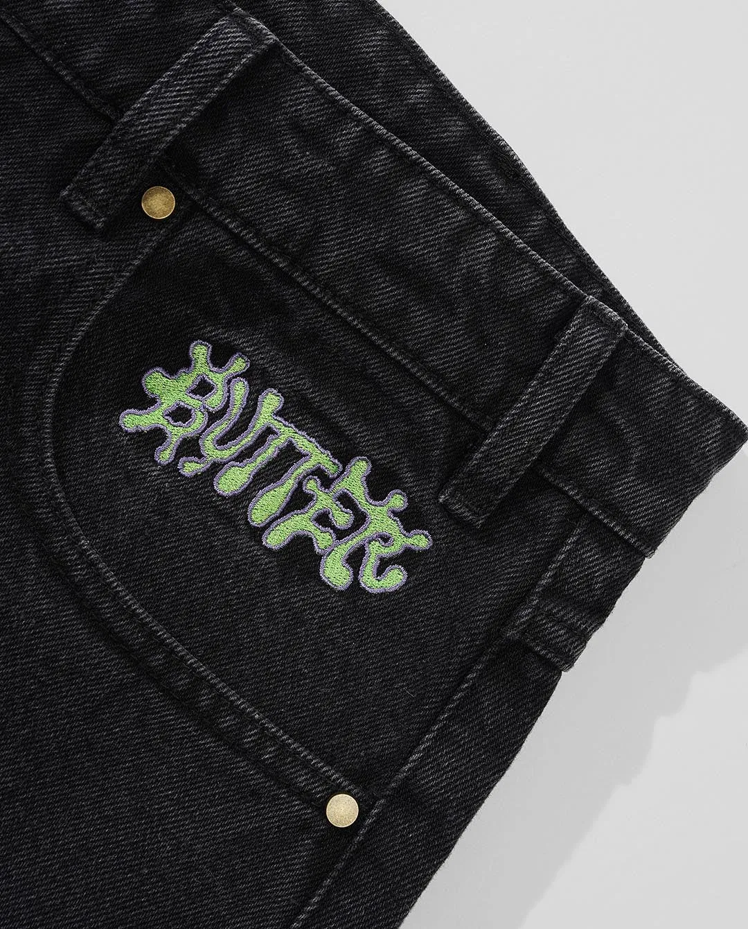Butter Goods - Ink Denim Jeans - Worn Black