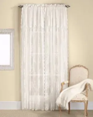 Carly Lace Panel with attached Valance