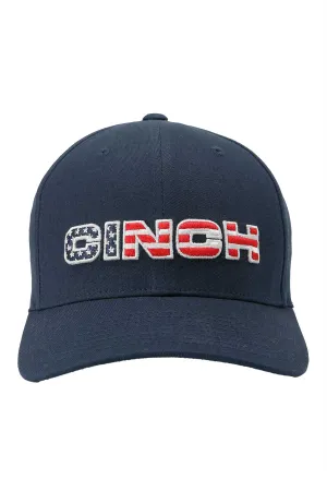 CINCH MEN'S PATRIOTIC BASEBALL CAP - BLUE