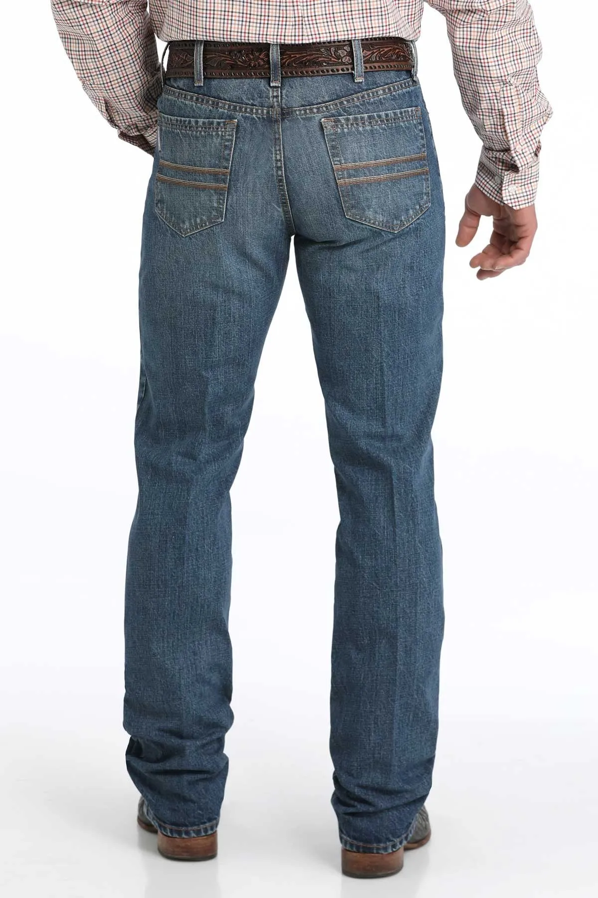 Cinch Silver Label Slim Fit Medium Wash Straight Leg Jean