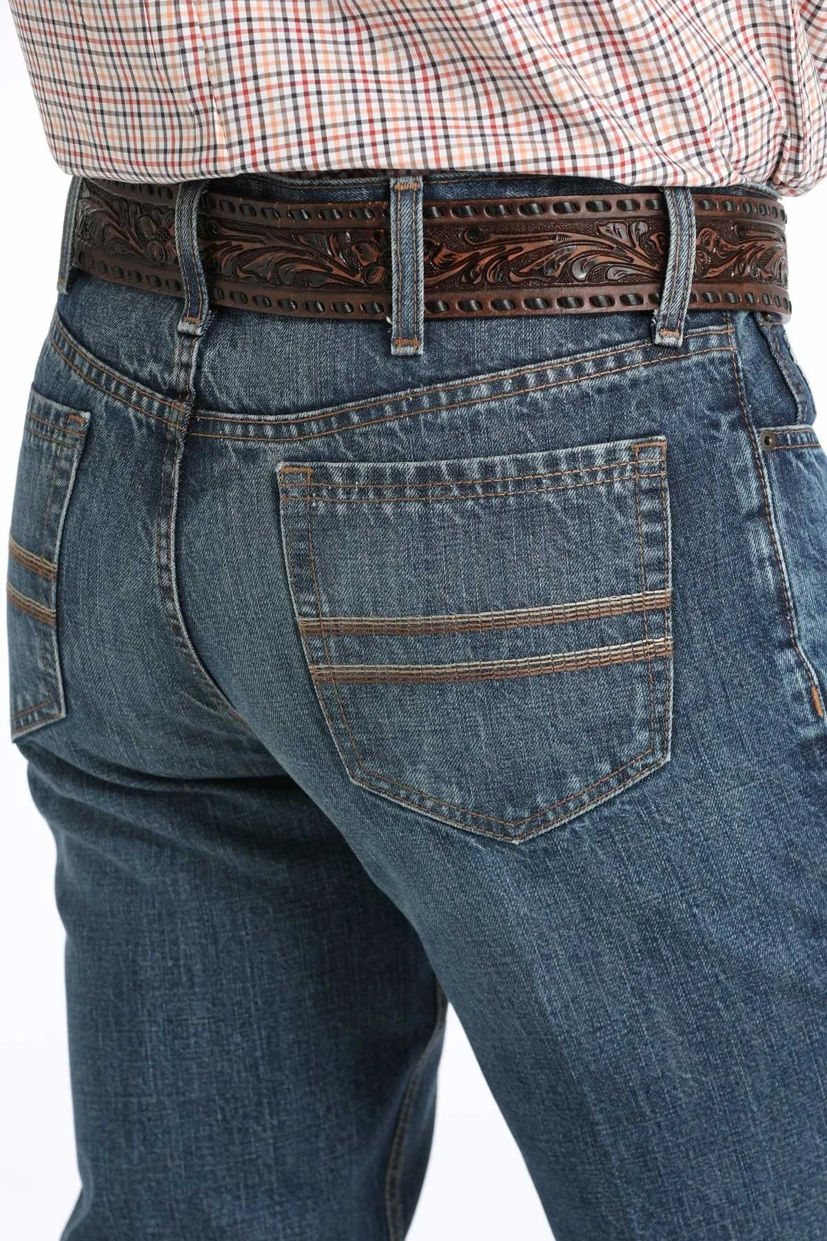 Cinch Silver Label Slim Fit Medium Wash Straight Leg Jean