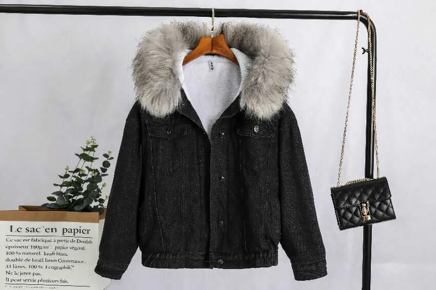 Comfort  Fur Denim Jacket