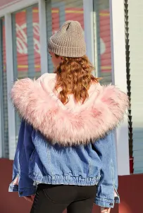 Comfort  Fur Denim Jacket