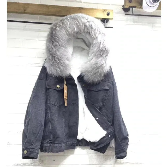 Comfort  Fur Denim Jacket