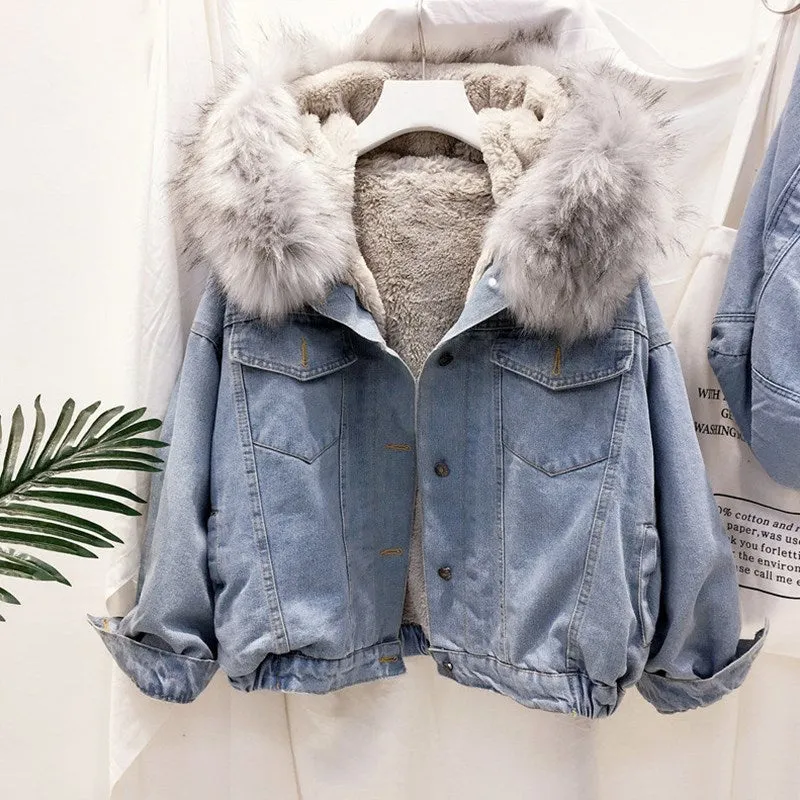 Comfort  Fur Denim Jacket