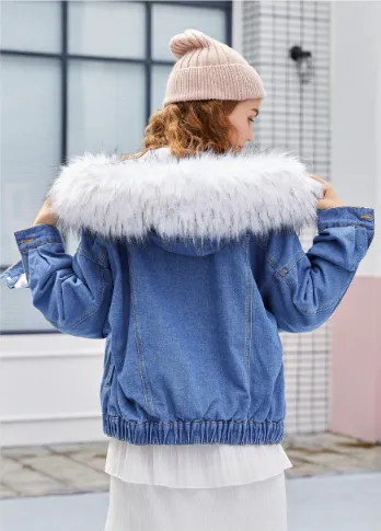 Comfort  Fur Denim Jacket