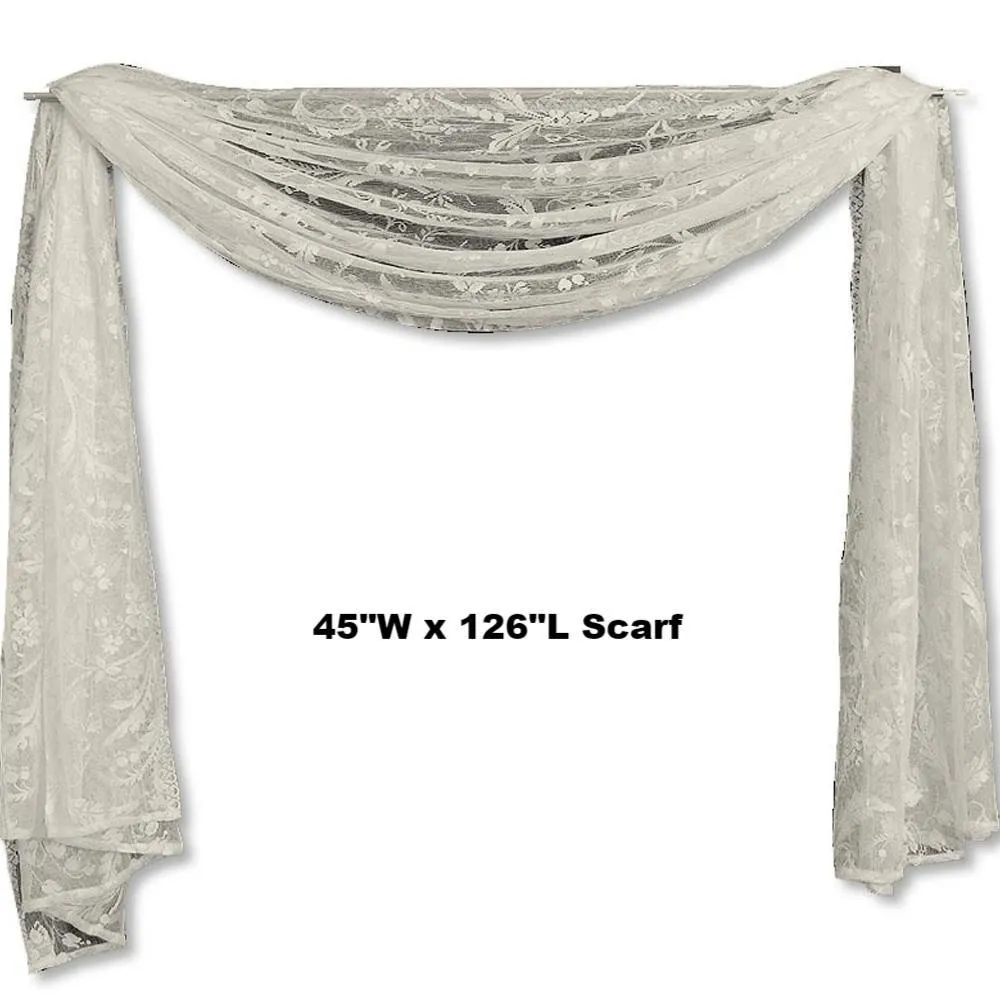 Coventry Lace Panel with MacrameTrim