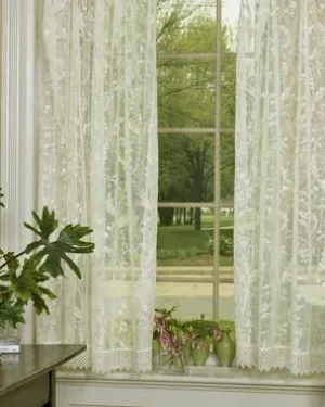 Coventry Lace Panel with MacrameTrim