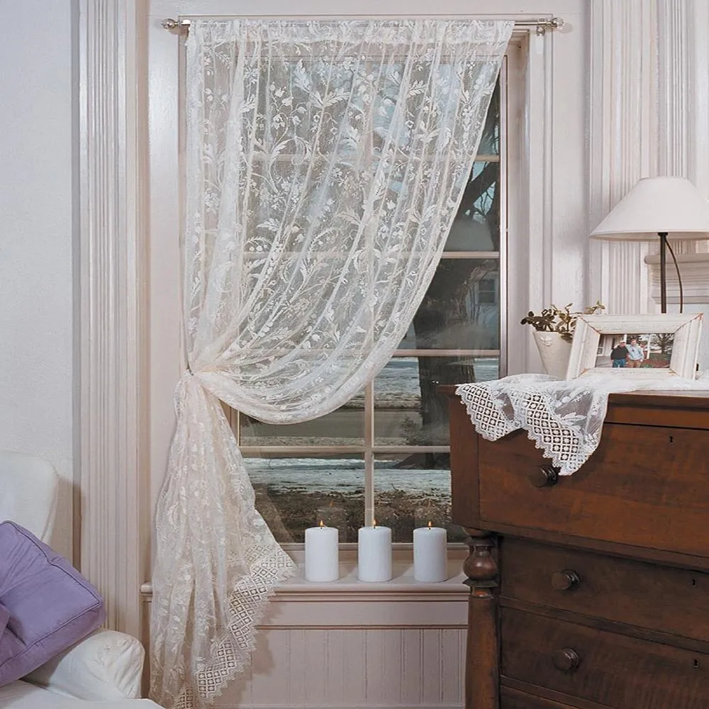 Coventry Lace Panel with MacrameTrim