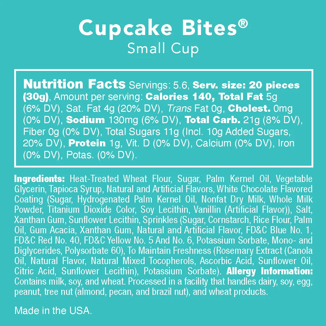 Cupcake Bites Candy
