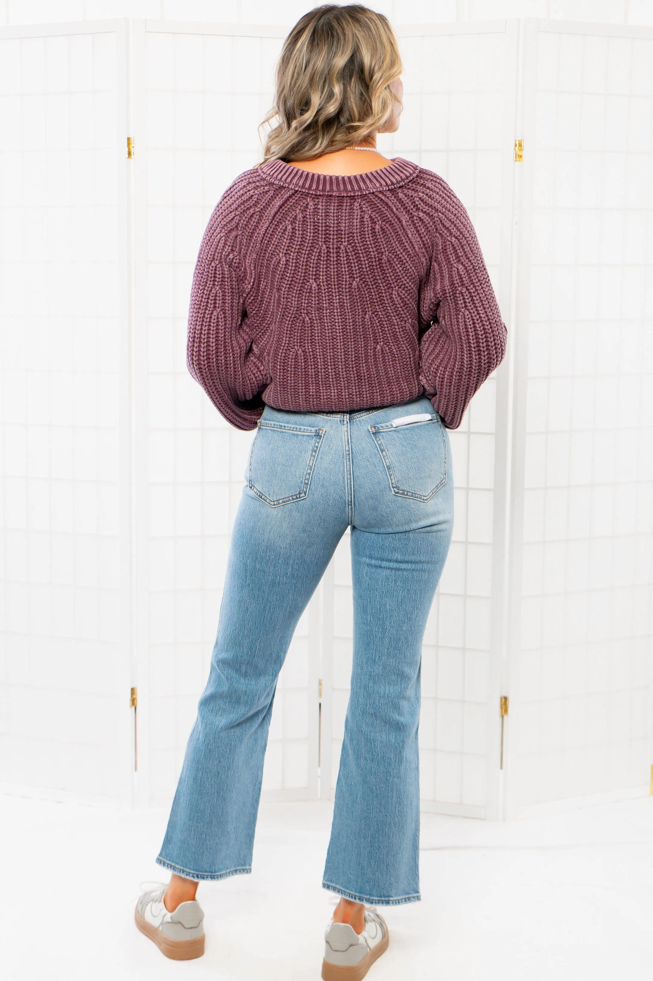 Daze All Mine Vintage Soho High Rise Ankle Flare Jeans