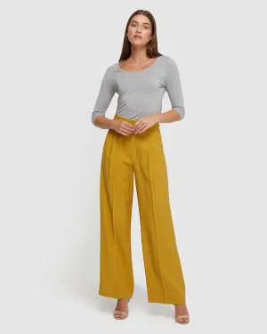 Delilah Scoop Neck Long Sleeve T-Shirt