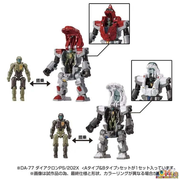 Diaclone DA-77 Diaclone Powered Suits PS / 202X A type & B type Set
