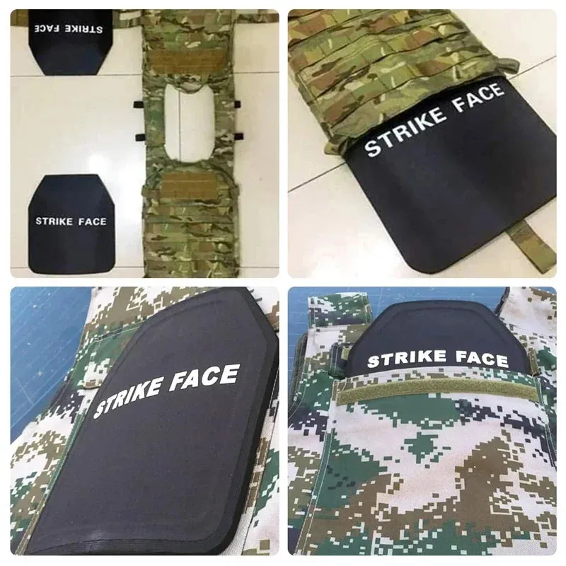 **Direct From Factory!Live Round Battles Tested!World 1st Groundbreaking 3D-Printing Customized HD Full Color Images Tactical Armor Plates - PROJECT DEVINE Level III  Top Quality Ultralight UHMWPE Bulletproof Panels Vests & Backpacks**