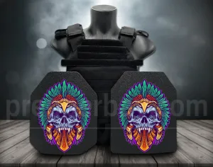 **Direct From Factory!Live Round Battles Tested!World 1st Groundbreaking 3D-Printing Customized HD Full Color Images Tactical Armor Plates - PROJECT DEVINE Level III  Top Quality Ultralight UHMWPE Bulletproof Panels Vests & Backpacks**