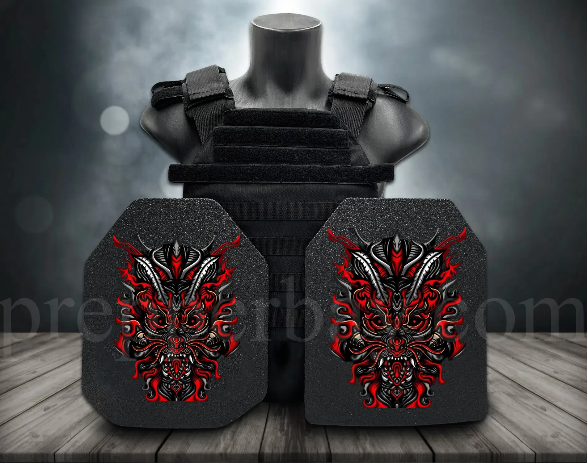 **Direct From Factory!Live Round Battles Tested!World 1st Groundbreaking 3D-Printing Customized HD Full Color Images Tactical Armor Plates - PROJECT DEVINE Level III  Top Quality Ultralight UHMWPE Bulletproof Panels Vests & Backpacks**