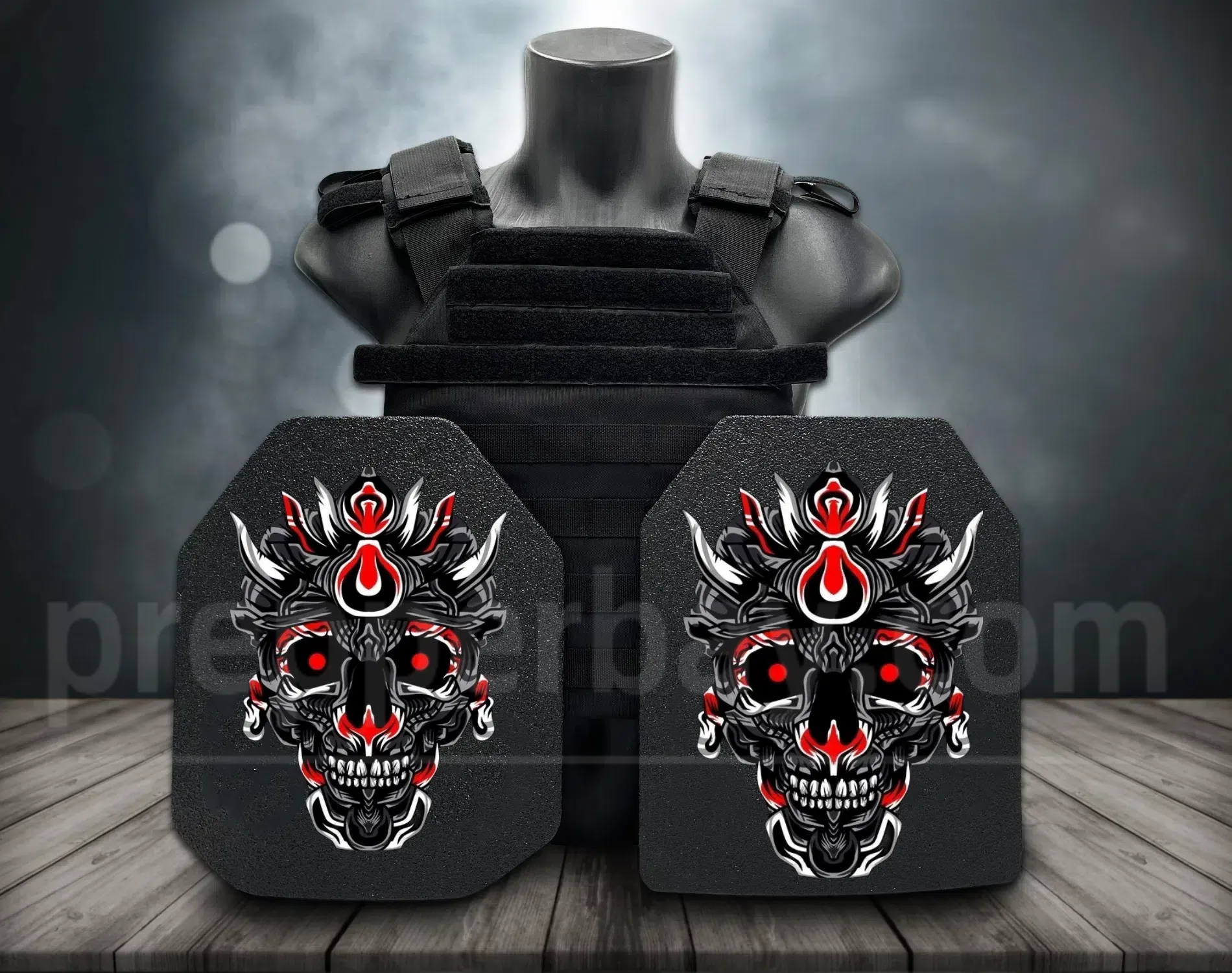 **Direct From Factory!Live Round Battles Tested!World 1st Groundbreaking 3D-Printing Customized HD Full Color Images Tactical Armor Plates - PROJECT DEVINE Level III  Top Quality Ultralight UHMWPE Bulletproof Panels Vests & Backpacks**