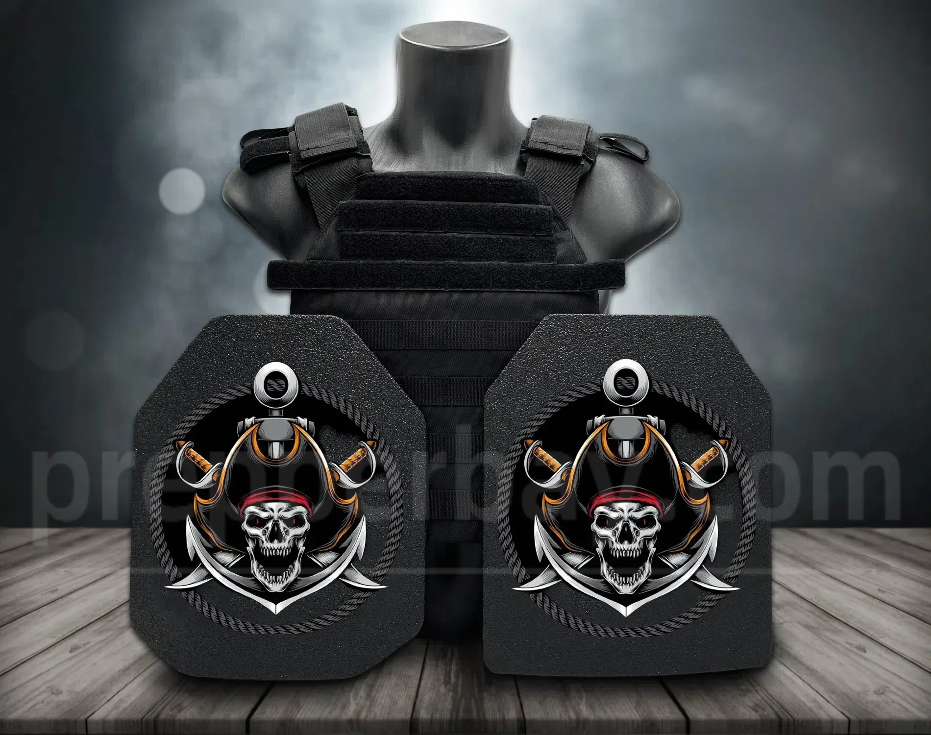 **Direct From Factory!Live Round Battles Tested!World 1st Groundbreaking 3D-Printing Customized HD Full Color Images Tactical Armor Plates - PROJECT DEVINE Level III  Top Quality Ultralight UHMWPE Bulletproof Panels Vests & Backpacks**