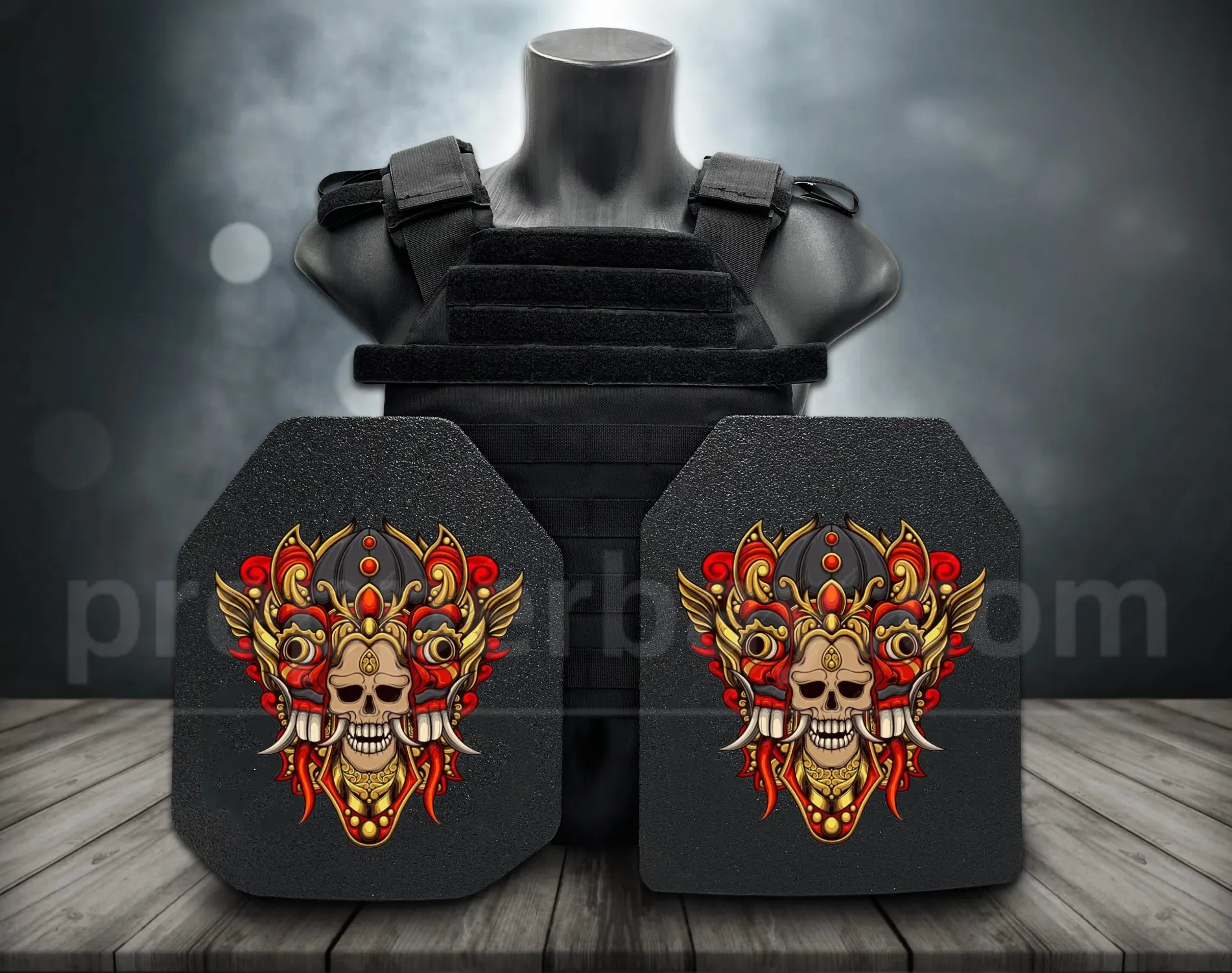 **Direct From Factory!Live Round Battles Tested!World 1st Groundbreaking 3D-Printing Customized HD Full Color Images Tactical Armor Plates - PROJECT DEVINE Level III  Top Quality Ultralight UHMWPE Bulletproof Panels Vests & Backpacks**
