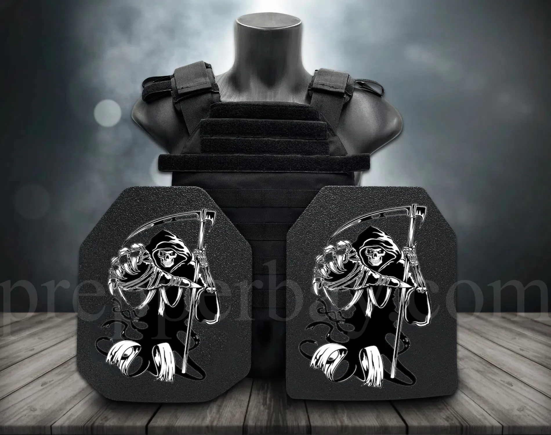 **Direct From Factory!Live Round Battles Tested!World 1st Groundbreaking 3D-Printing Customized HD Full Color Images Tactical Armor Plates - PROJECT DEVINE Level III  Top Quality Ultralight UHMWPE Bulletproof Panels Vests & Backpacks**