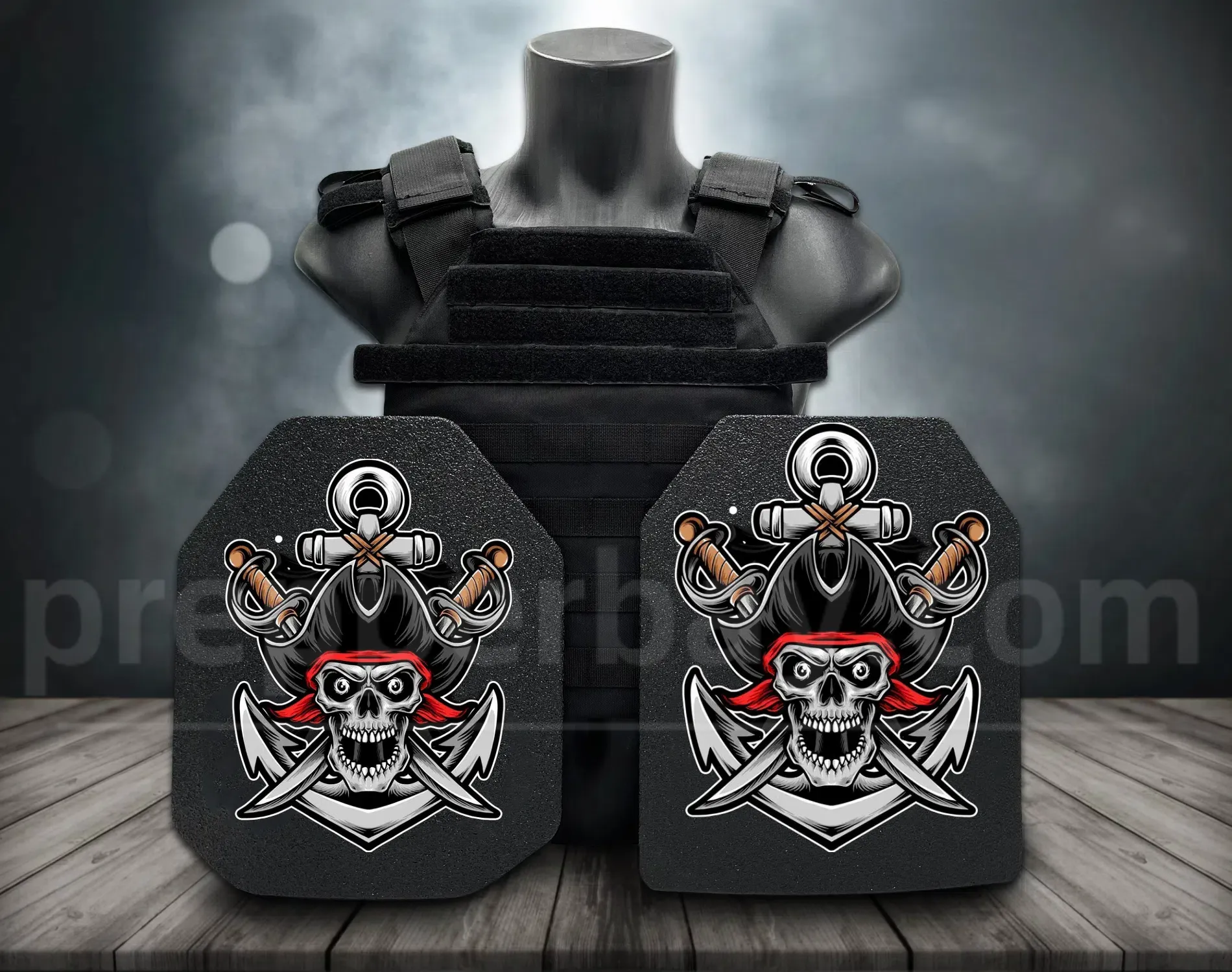 **Direct From Factory!Live Round Battles Tested!World 1st Groundbreaking 3D-Printing Customized HD Full Color Images Tactical Armor Plates - PROJECT DEVINE Level III  Top Quality Ultralight UHMWPE Bulletproof Panels Vests & Backpacks**
