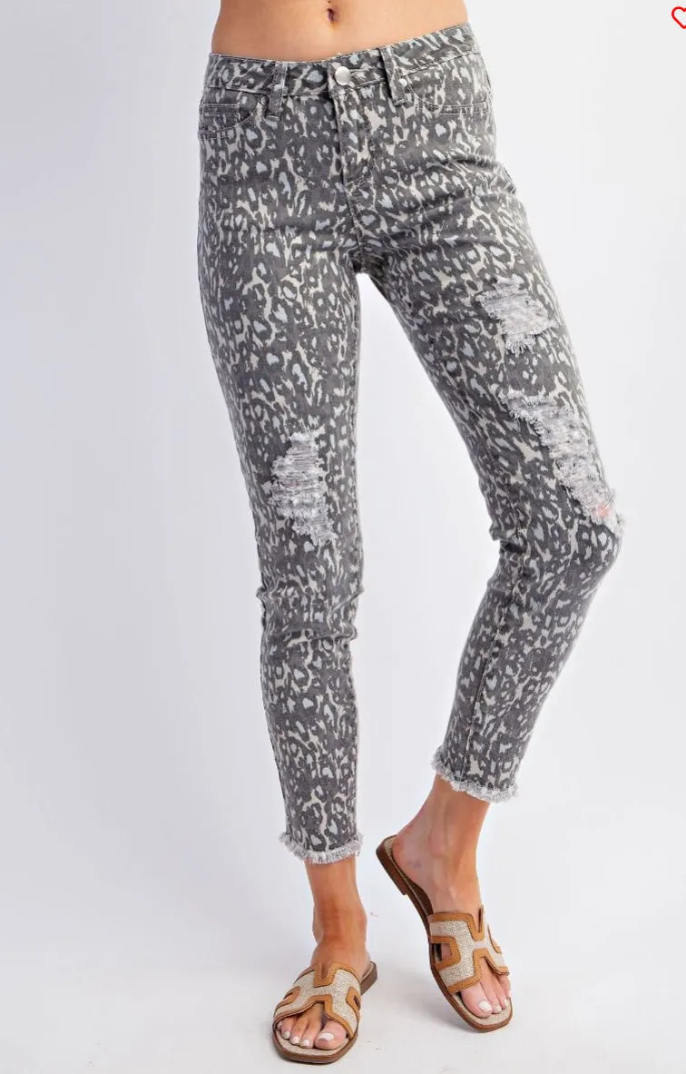 Distressed Jegging - Easel