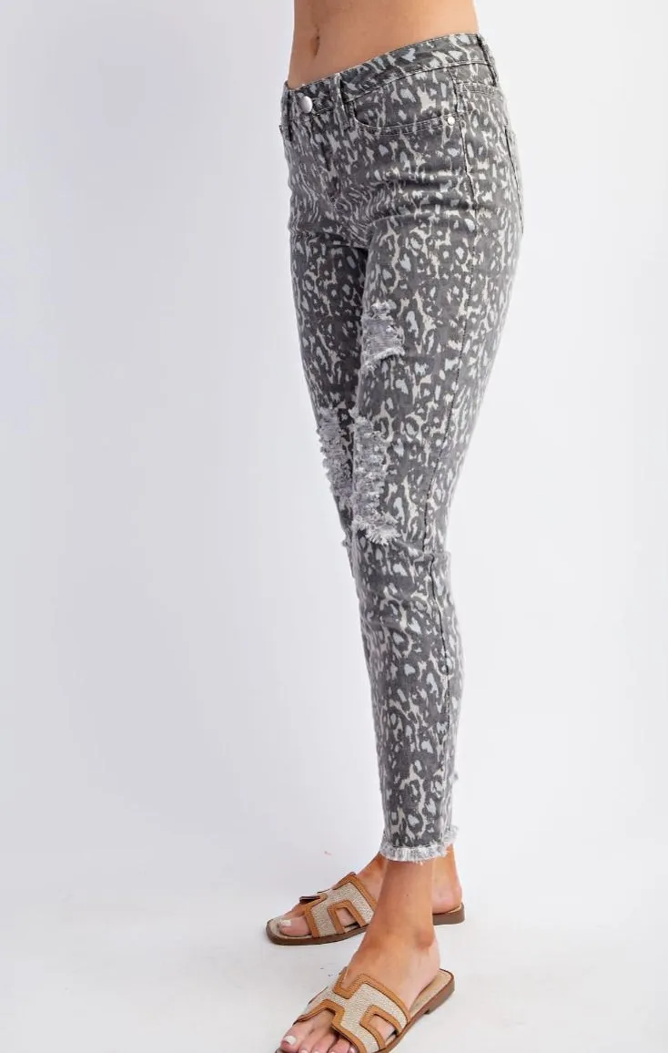 Distressed Jegging - Easel