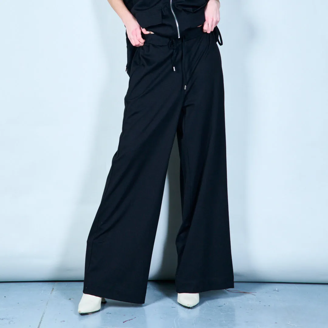 Drawstring wide-leg sweatpants wholesale